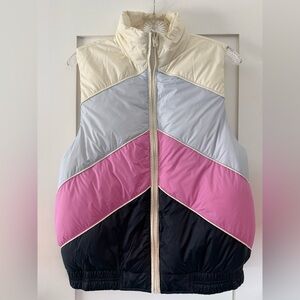 Marine Layer Multicolor Puffer Vest